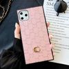 Ốp Da Vuông Gucci Cho Điện Thoại iPhone