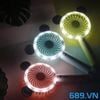 Quạt Cầm Tay Mini Funny Fan F-666 Có Đèn LED Đẹp Mắt