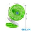 Quạt Mini Fan Kẹp Để Bàn ML F168 Sạc Pin Cao Cấp