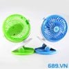 Quạt Mini Fan Kẹp Để Bàn ML F168 Sạc Pin Cao Cấp