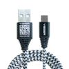 Cáp Sạc Chân Micro USB Sợi Phản Quang VGM21