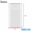 Hoco B31A Dung Lượng Khủng 30000mAh Pin Sạc Dự Phòng