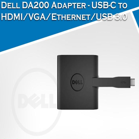DELL ADAPTER USB-C (DA200) – DELL ADAPTER USB-C (DA200) –