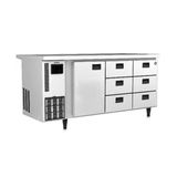  Bàn mát 1 cửa 6 ngăn kéo Hoshizaki RTDW187MS4-(D33)-(33D) 