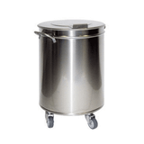  Thùng đựng rác inox tròn có nắp đậy 