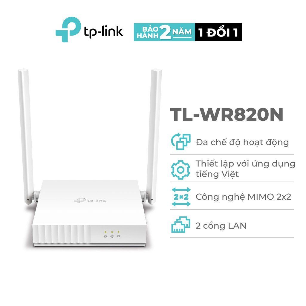 Bộ phát WIFI TP-Link TL-WR820N 2 Râu