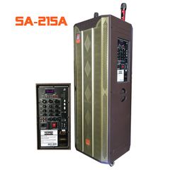 Loa kéo Sonaco SN-215A (2 x Bass 40, Bỏ Gỗ Sơn Sần)