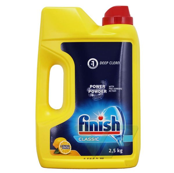 Bột rửa bát Finish Can 2.5kg Hương Chanh