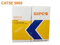 Dây cáp mạng GIPCO Cat6 (305m, 0.51mm, Mạ đồng 30%, Xanh) mã 0531