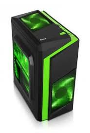 Case SAMA E-Sport  F2 Black - Green