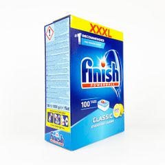 Viên rửa bát Finish Classic 100 viên/hộp (Thường/Hương Chanh)