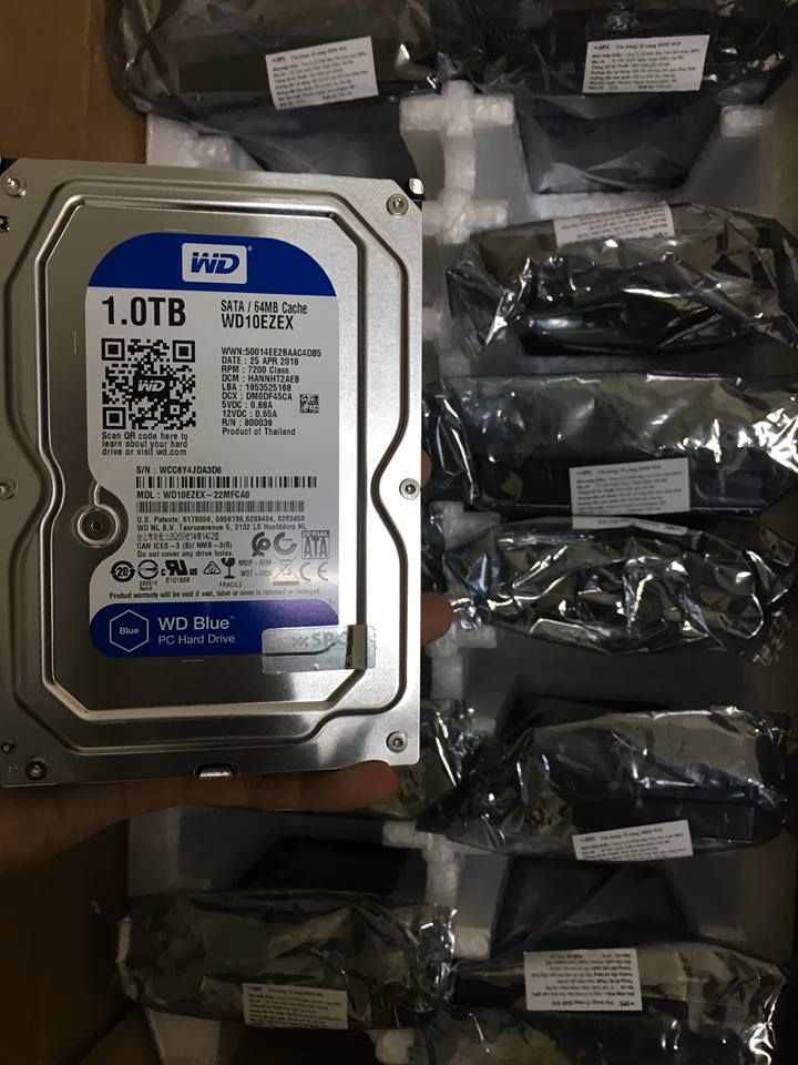 Ổ cứng PC HDD Western Digital Blue 1TB 3.5