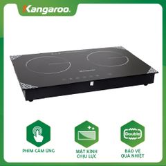 Bếp điện từ đôi Kangaroo KG498N (Phím cảm ứng, 3100W)