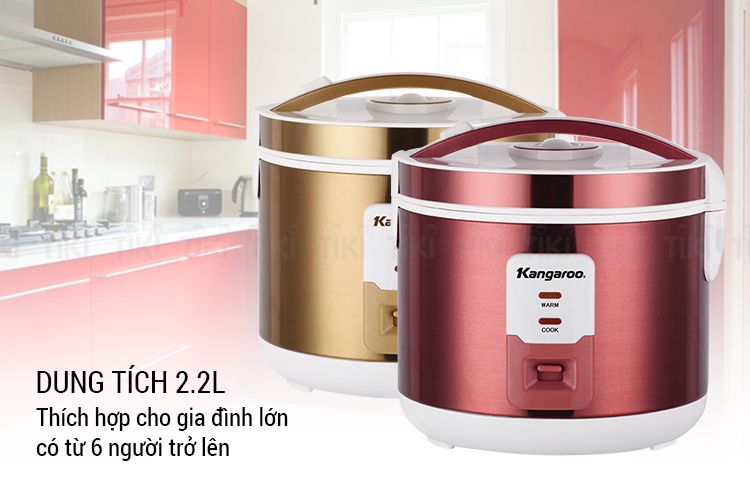 Nhân bản từ Nồi cơm điện loại cơ 2,2L Kangaroo KG571