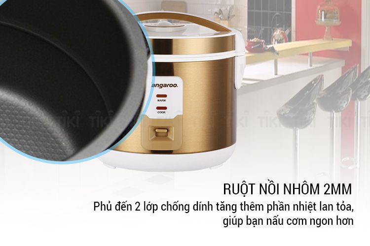 Nhân bản từ Nồi cơm điện loại cơ 2,2L Kangaroo KG571