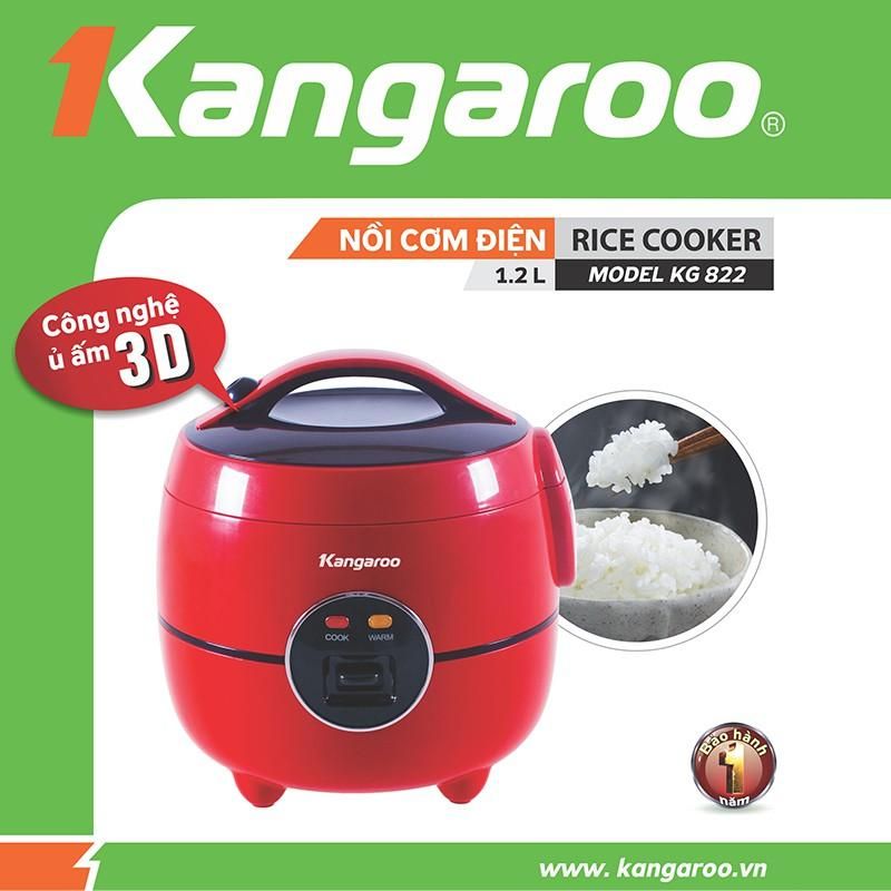 Nồi cơm điện loại cơ 1,2L Kangaroo KG822