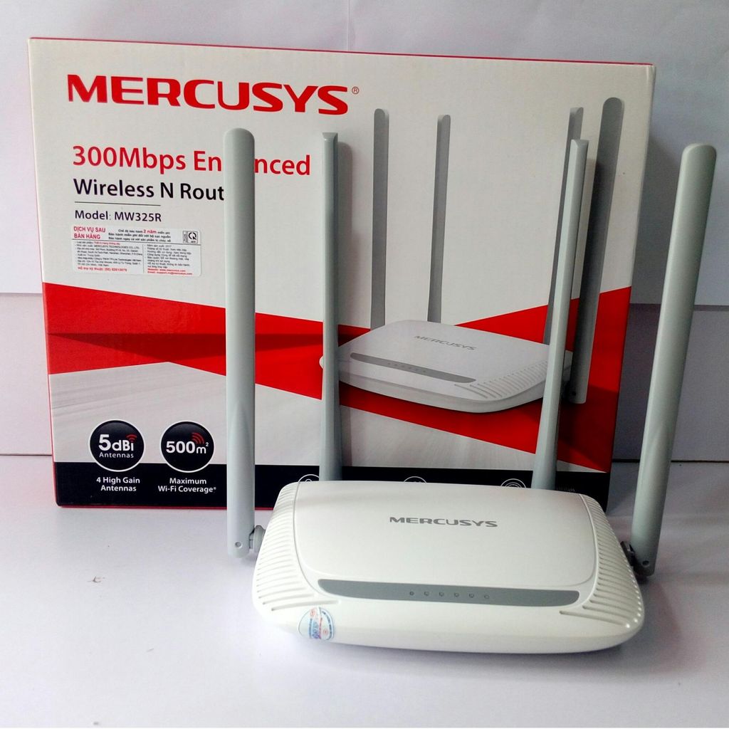 Bộ phát wifi Mercusys MW325R 4 râu