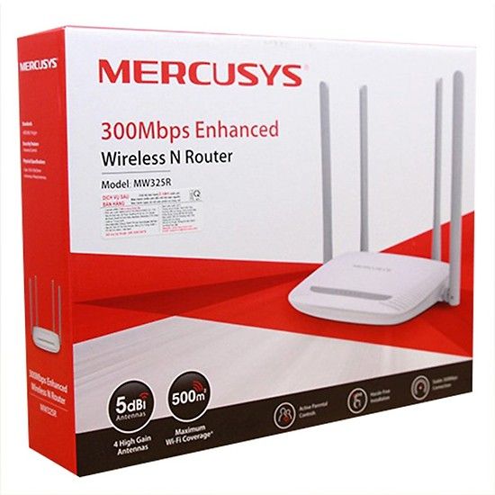 Bộ phát wifi Mercusys MW325R 4 râu