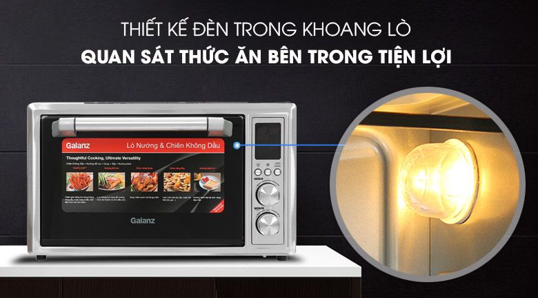 Lò Chiên Không Dầu & Nướng Đối Lưu Galanz KF1830ELQ-H12U (30 lít)