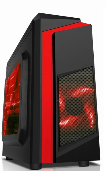 Case SAMA E-Sport F2 Black - Red