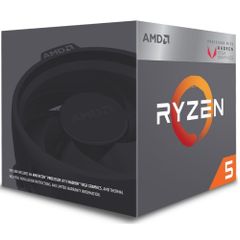 CPU AMD Ryzen 5 2400G 3.6 GHz (3.9 GHz with boost) / 6MB / 4 cores 8 threads / Radeon Vega 11 / socket AM4