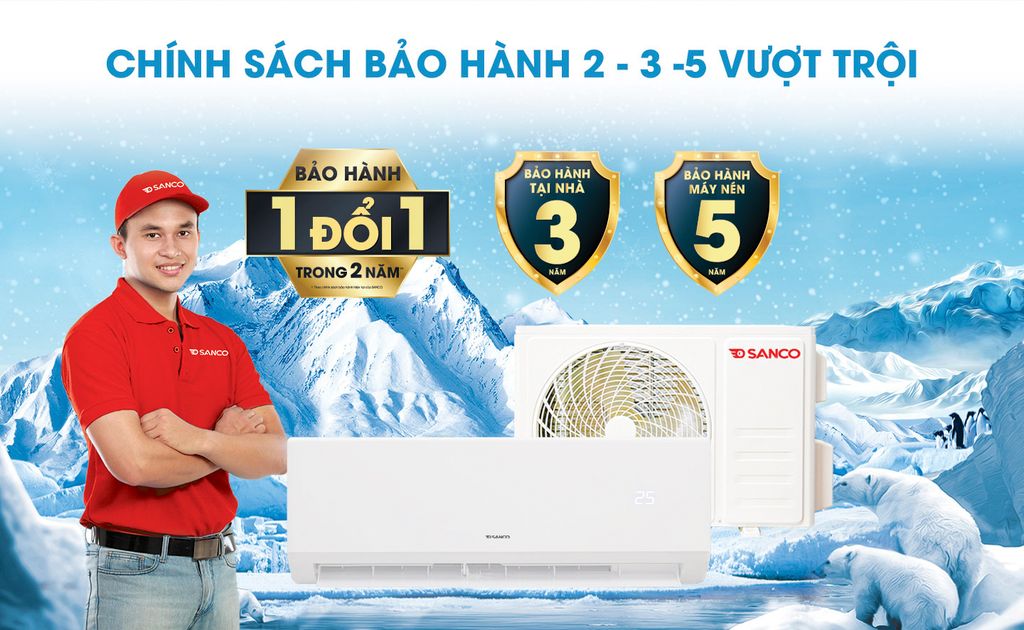 Điều hòa Sanco SM100BT09 Mono 9000BTU