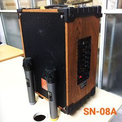 Loa kéo Sonaco SN-08A (Bass 20, vỏ gỗ, kết nối 2 loa không dây)