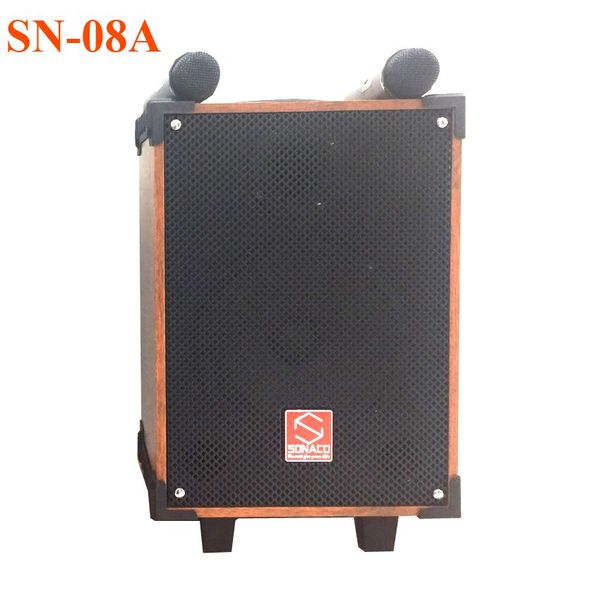 Loa kéo Sonaco SN-08A (Bass 20, vỏ gỗ, kết nối 2 loa không dây)