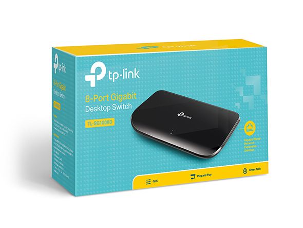 Bộ chia cổng TP-Link SG1008D 8Port 100/1000M