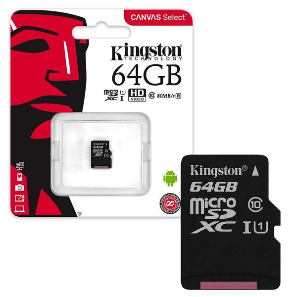 Thẻ nhớ Kingston 64GB Micro SD Class 10