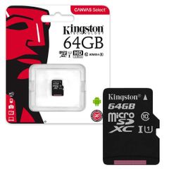 Thẻ nhớ Kingston 64GB Micro SD Class 10