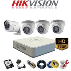 Trọn bộ Camera 4 mắt 1.0Mps chính hãng miễn phí lắp đặt