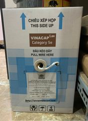 Dây cáp mạng Vinacap Cat5e 305m, 100% đồng, trắng