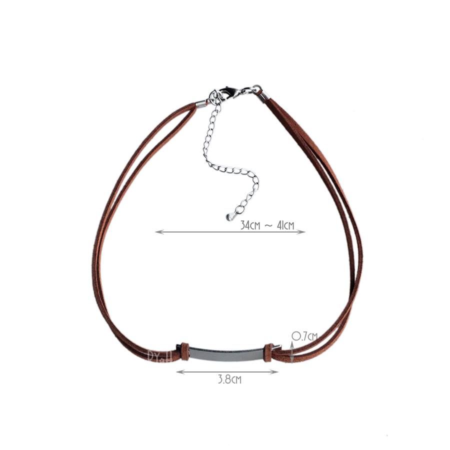  Dây choker mặt hình chữ nhật RYA 75038-1 