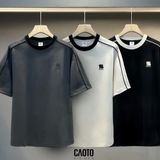  Áo Thun Cổ Tròn Màu Xám Thời Trang Big Size 80-140KG 