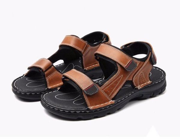  Giày Sandal Châu Âu Olist Màu Nâu Thời Trang Big Size Men 