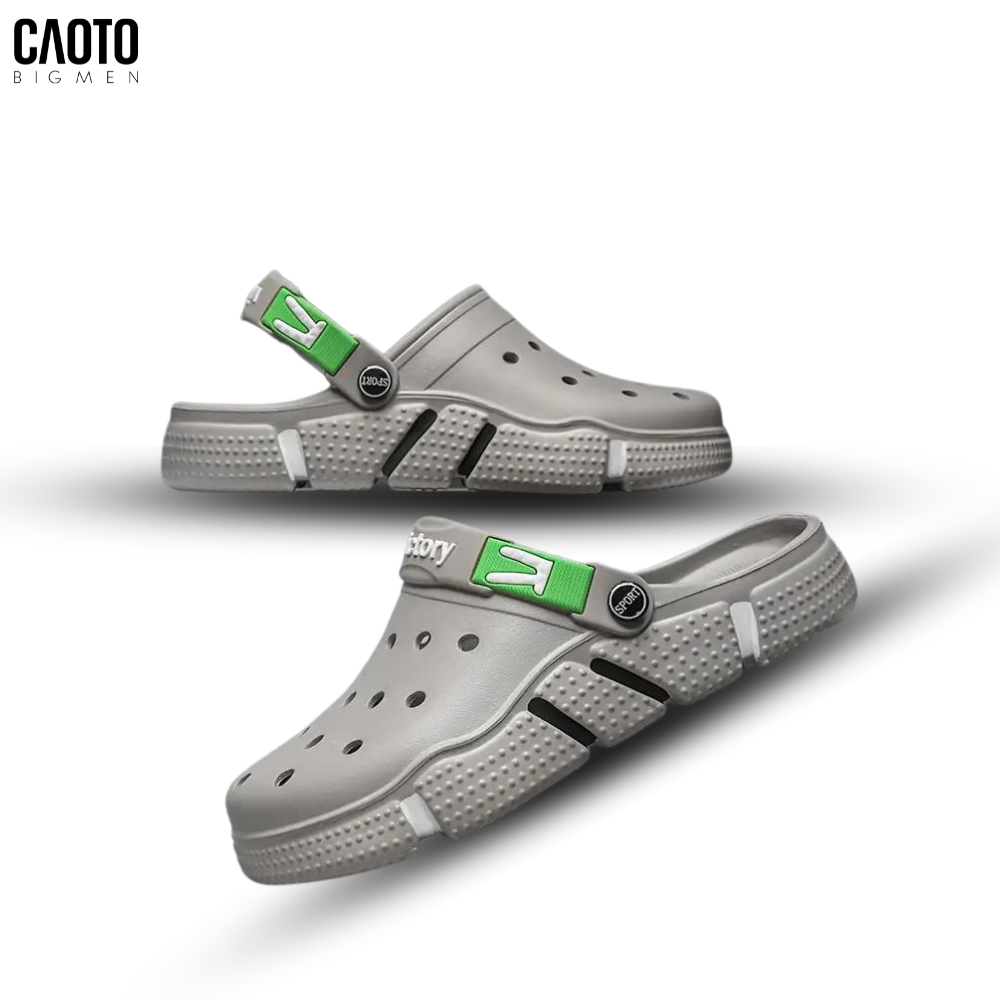  Dép Bít Mũi Cross Grey Chống Trượt Big Size 46-50 