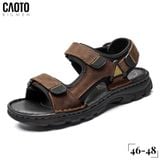  Sandal Dura Brown-Black Triangle Big Size Men 