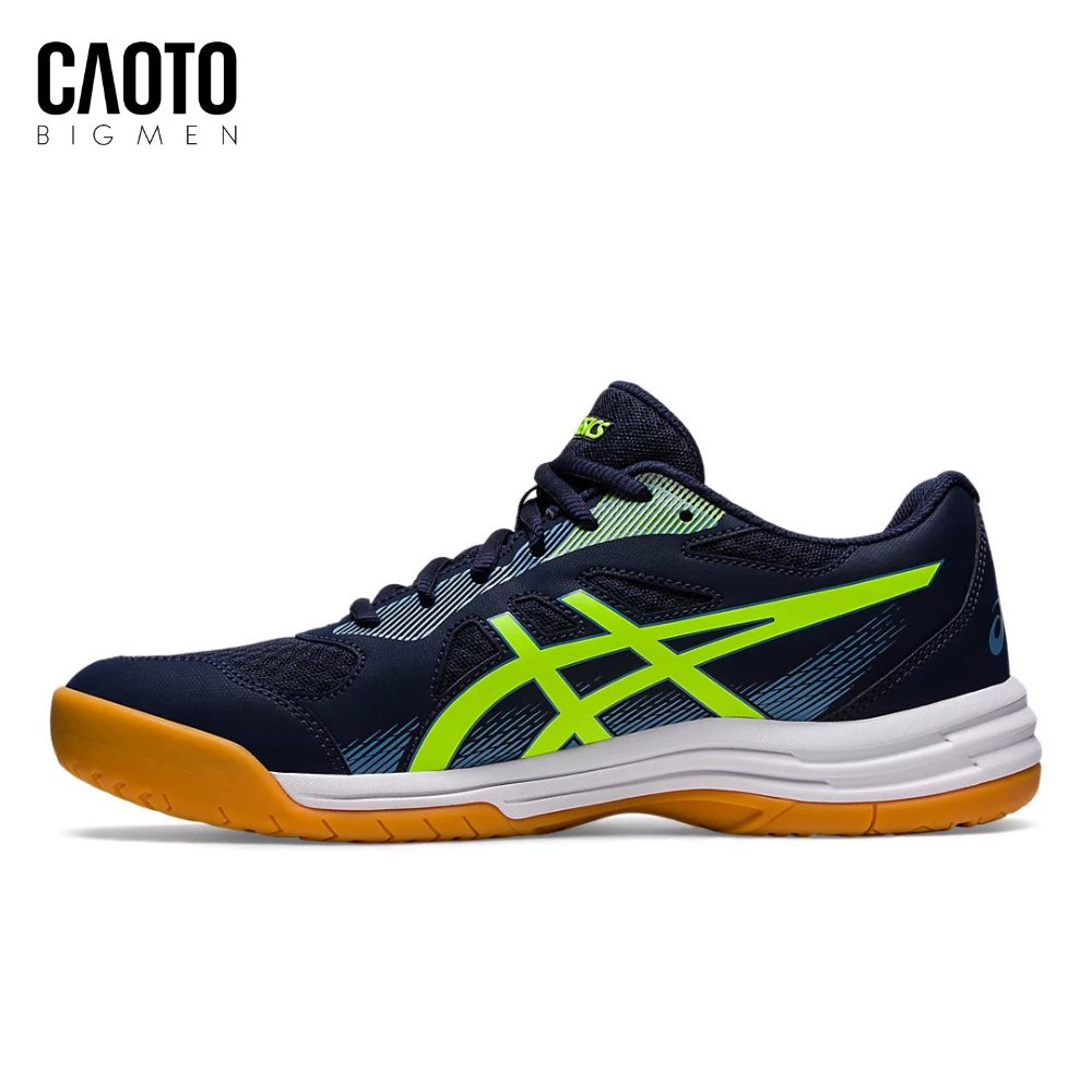  Giày Thể Thao Asics Up Court 5 Black/Green Big Size 