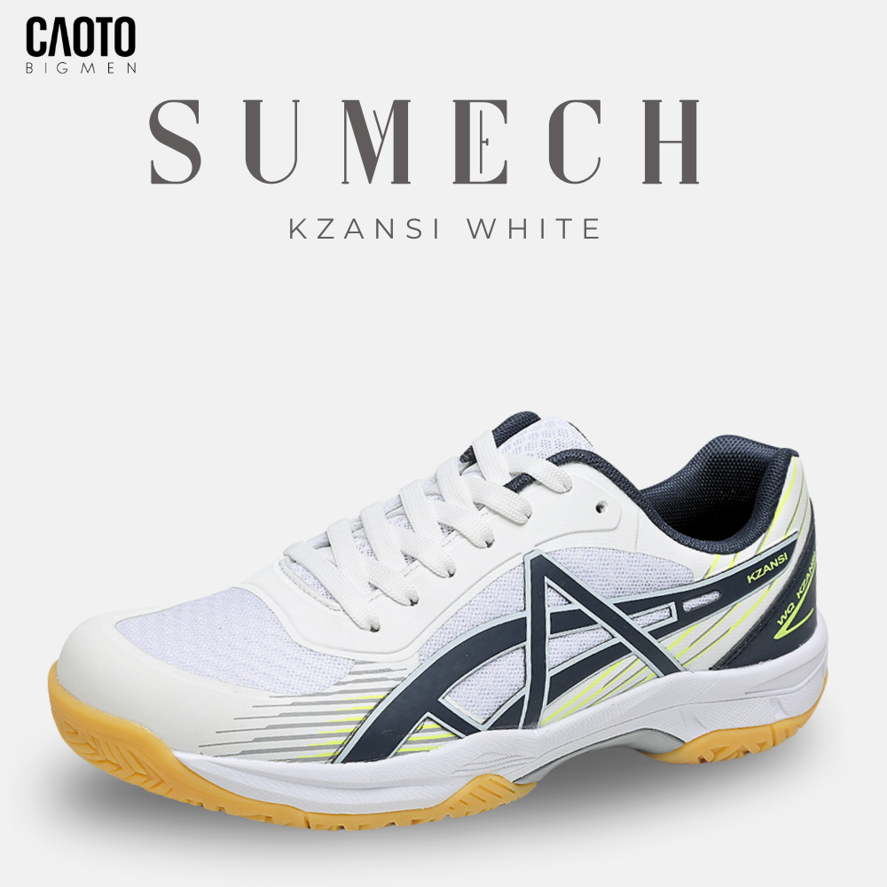  Giày Cầu Lông Sumech Kzansi White Big Size 