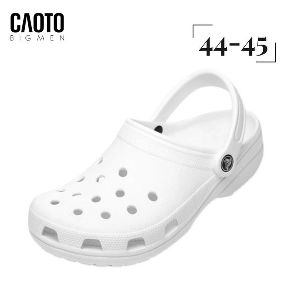  Dép Bít Mũi Crocs Bayaband Màu Trắng Big Size 