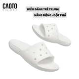  Dép Crocs Classic Color-Block Slide Trắng Big Size 