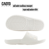  Dép Crocs Classic Color-Block Slide Trắng Big Size 