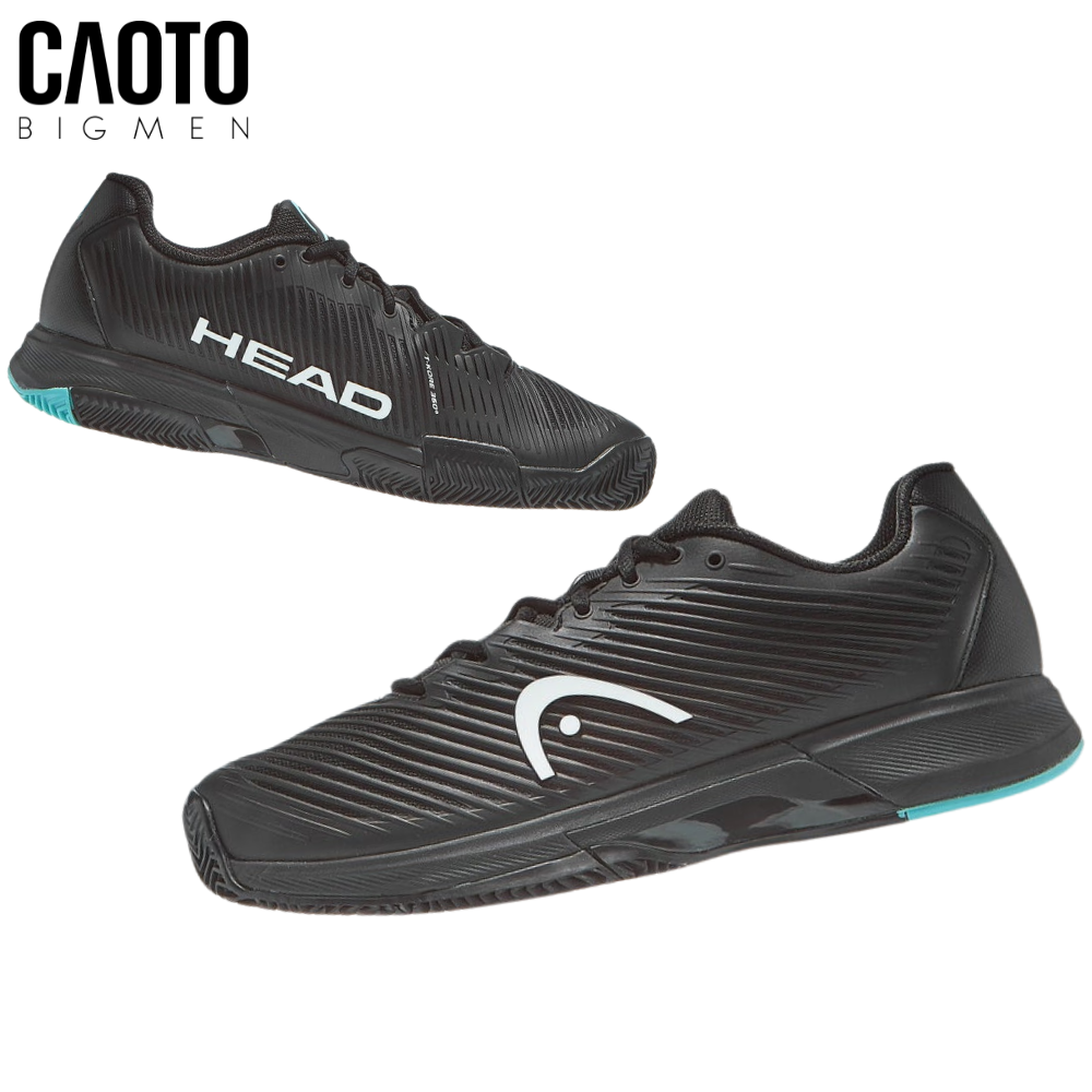  Giày Tennnis Head Revolt Pro 4.0 Clay Black/Teal Big Size 