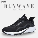  Giày Chạy Bộ Nam Big Size Run Wave Full Black Đế Dày Êm Chân Chống Trượt Size 45–49 