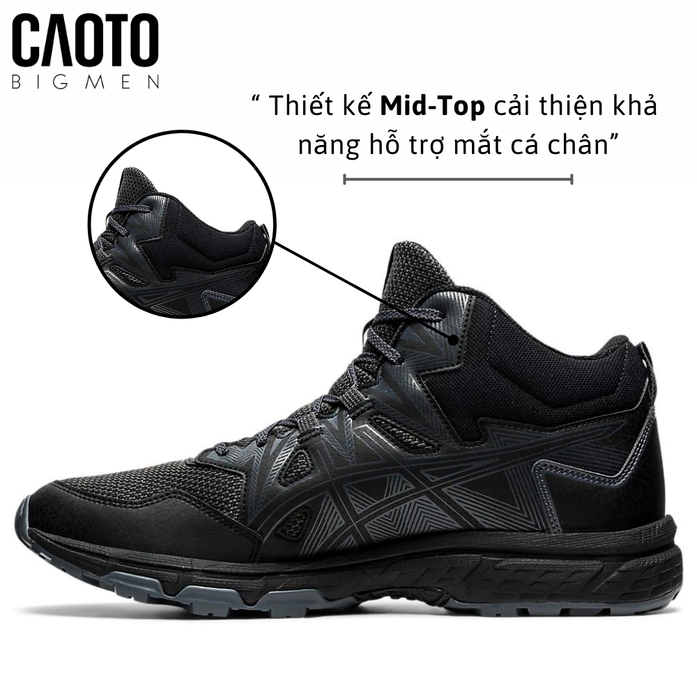  Giày Thể Thao Asics Gel-Venture 8 Mid Top Black Big Size 