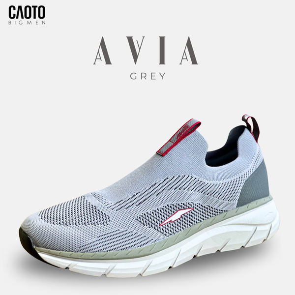 Giày Thể Thao Avia Xỏ - Màu Xám BigSize 