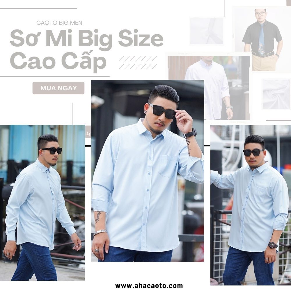  Sơ Mi Xanh  Nam Tay Ngắn Big Size 5XL 6XL 7XL 8XL 9XL 10XL 