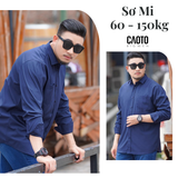  Áo Sơ Mi Nam Xanh Đậm Dài tay Size Lớn 2XL 3XL 4XL 5XL 6XL 