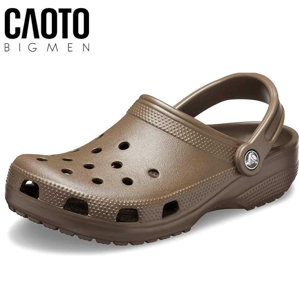 Dép Bít Mũi Crocs Bayaband Màu Nâu Đậm Big Size – CAO TO BIG MEN Trung Tâm  Giày Dép- Thời Trang Big Size Nam